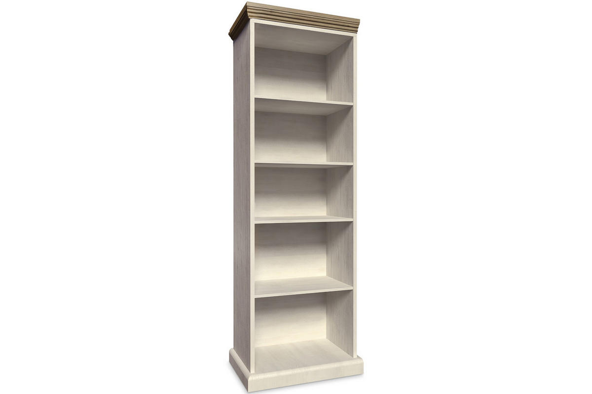 REGAL ARVEN offene Regale, Cremeweiß - Eichefarben/Creme, Holz (68/187/39cm) - KONSIMO®