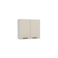 HÄNGESCHRANK W80 - Morvex - Stilvolle Wandlösung - Beige, Holz/Metall (80/72/30cm) - ROYAL24_MARKT