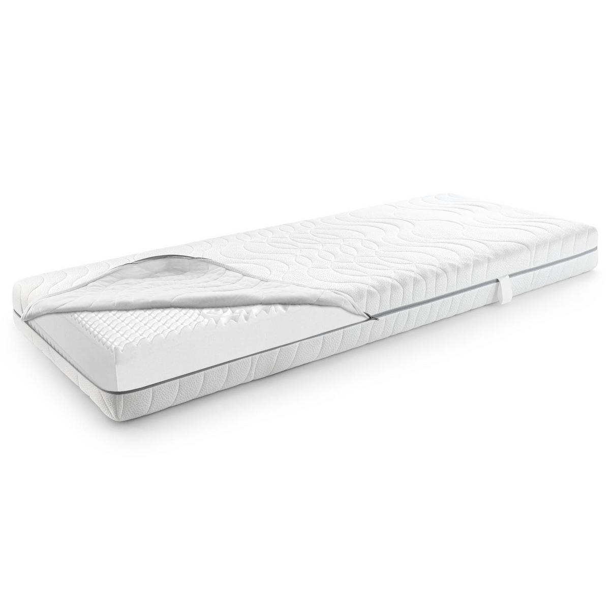 KOMFORTSCHAUMMATRATZE Dream 90x190 cm - Weiß, Textil (90/190cm) - Matratzen Discount