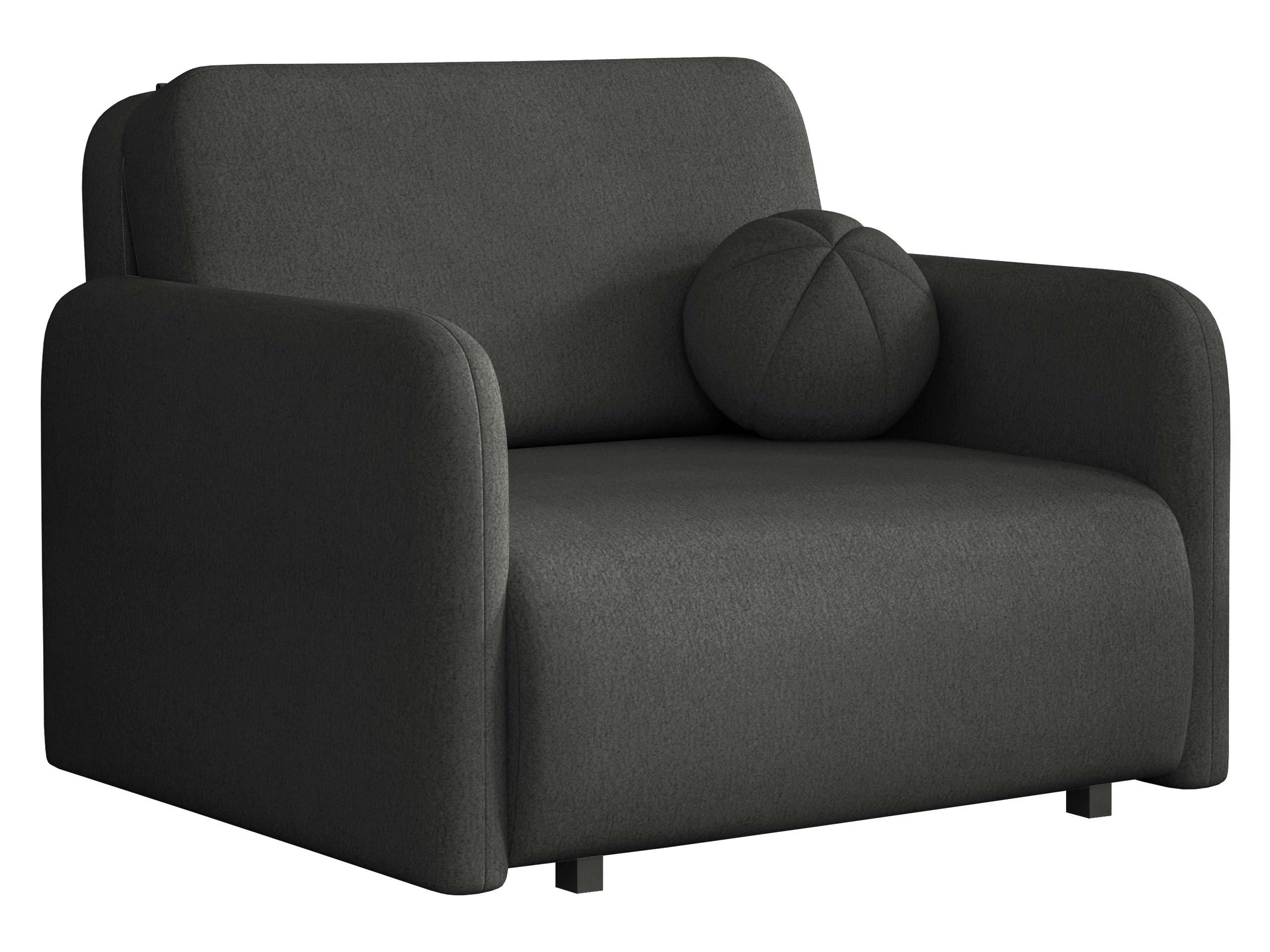 SCHLAFSOFA Viva Sun I - Schwarz, Holz/Textil (100/85/103cm) - MIRJAN24