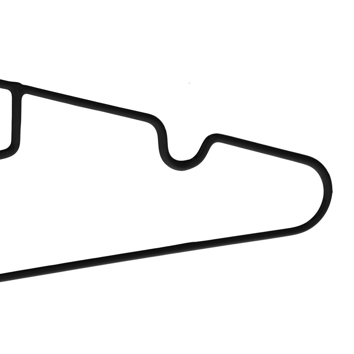 24XVEŠIAKY na šaty - čierna, kov/plast (0.4cm) - Relaxdays