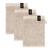 WASCHHANDSCHUH BAUMWOLLE SENSE 3ER SET - Beige, Textil (16/21cm) - Schöner Wohnen