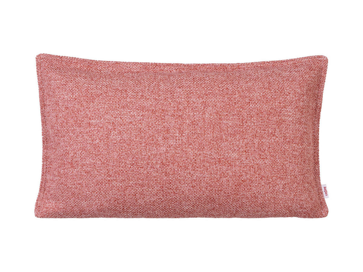 KISSENHÜLLE Bouclé cherry-rot 50/30 cm - Rot, Textil (30/50cm) - beties Heimtextil