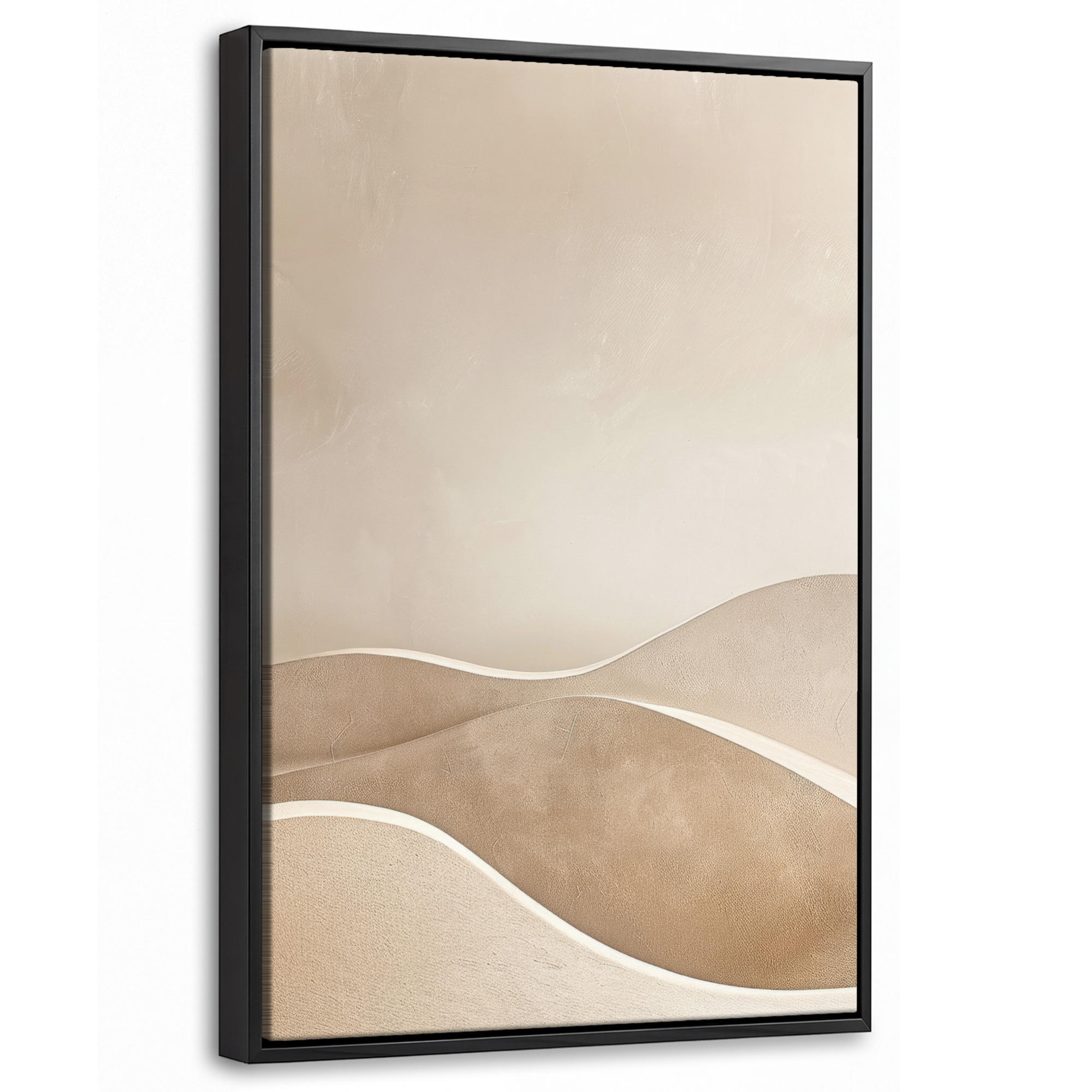 MuchoWow Leinwand Beige 40x60 cm