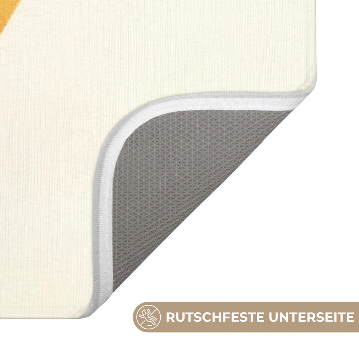 WC PŘEDLOŽKA Tvary - abstraktní - barevné 50x80 cm - terakotová, textil/plast (50/1cm) - OnlyWow