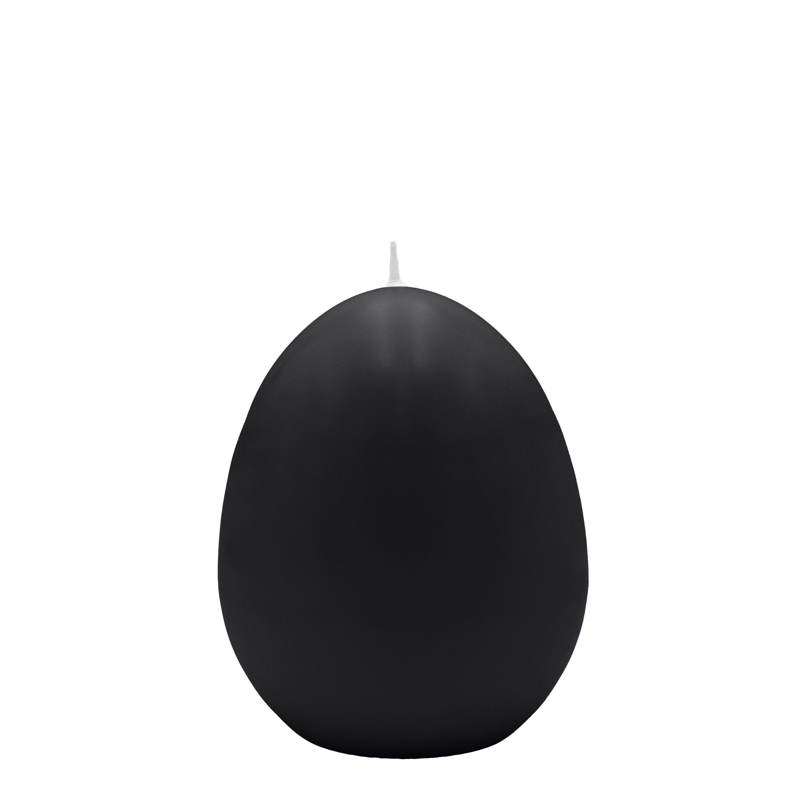 EIKERZEN Schwarz 90 x Ø 60 mm, 6 Stück - Schwarz, Paraffin (6/9/9cm) - Kopschitz Kerzen