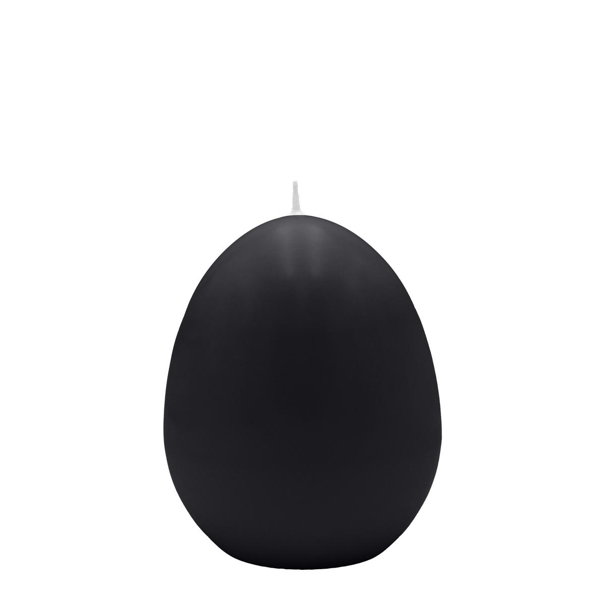 EIKERZEN Schwarz 90 x Ø 60 mm, 6 Stück - Schwarz, Paraffin (6/9/9cm) - Kopschitz Kerzen