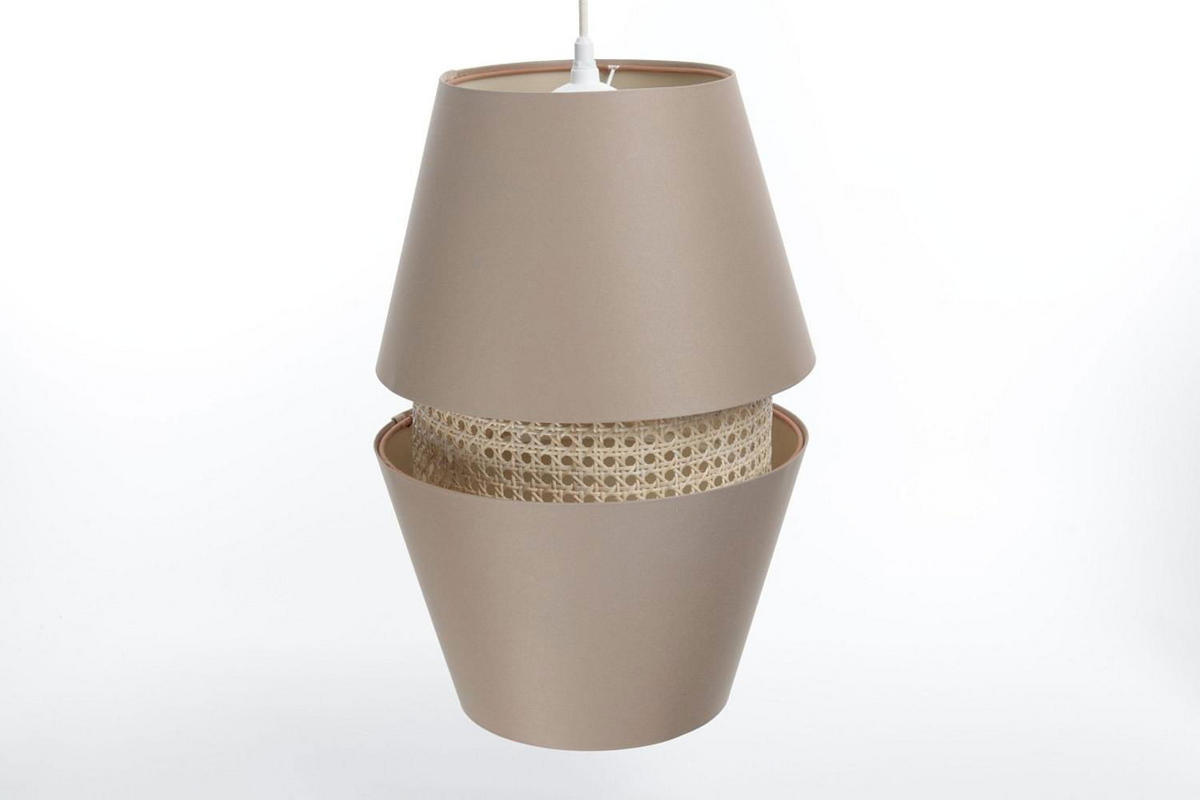 HÄNGELEUCHTE Beige 30/46 cm - Beige, Kunststoff (30/1.3/46cm) - ONZENO