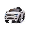 KINDER ELEKTROAUTO Jeep Grand Cherokee weiß - Weiß, Kunststoff (114/76/58cm) - TPFLiving