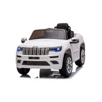 KINDER ELEKTROAUTO Jeep Grand Cherokee weiß - Weiß, Kunststoff (114/76/58cm) - TPFLiving