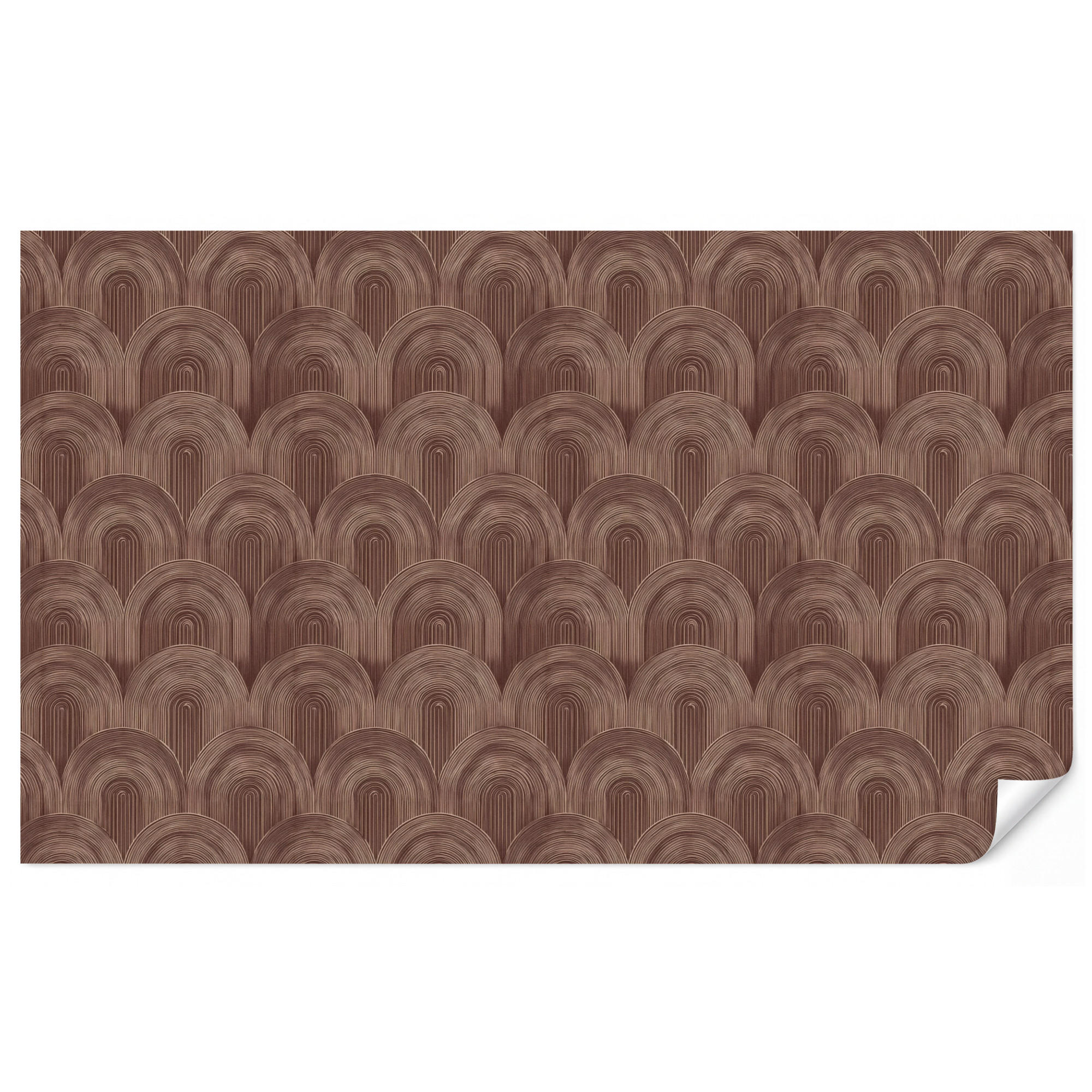 OnlyWow Tapete Dunkelbraun 500x300 cm