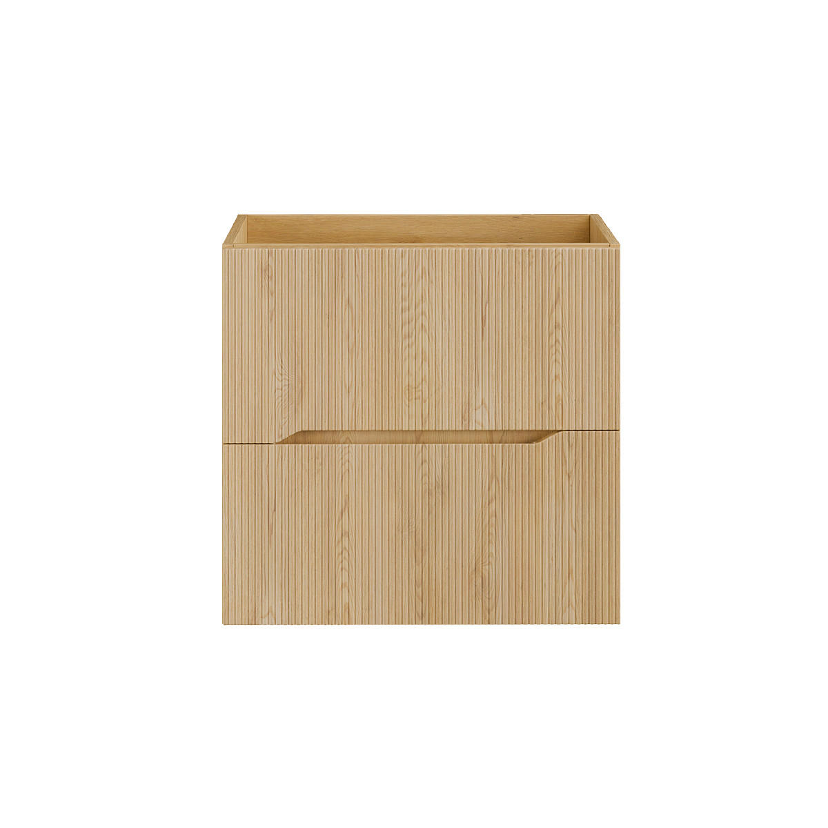 WASCHTISCHUNTERSCHRANK 60.2cm Isaline Helle Eiche - Braun, Holzwerkstoff (60.2/57/46cm) - Petits-meubles