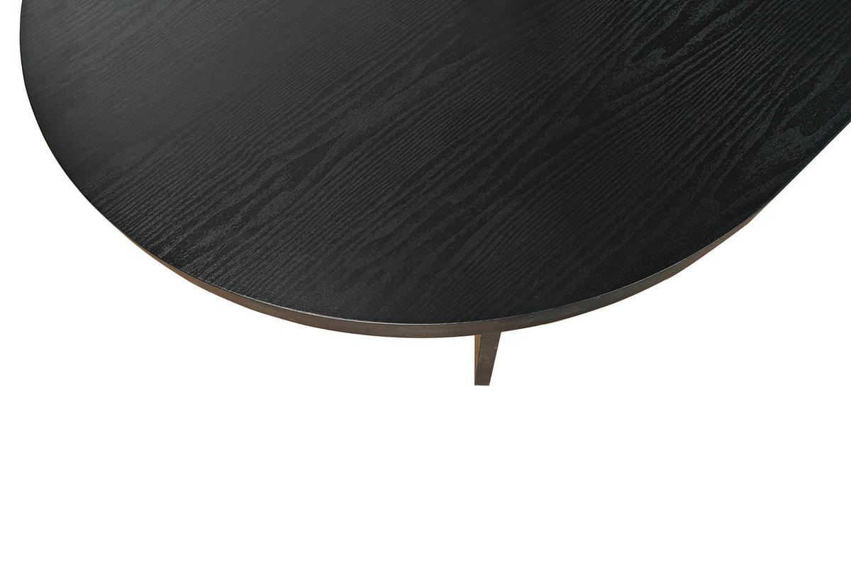 ESSTISCH OVI - Schwarz, Holz (90/160/75cm) - SAM
