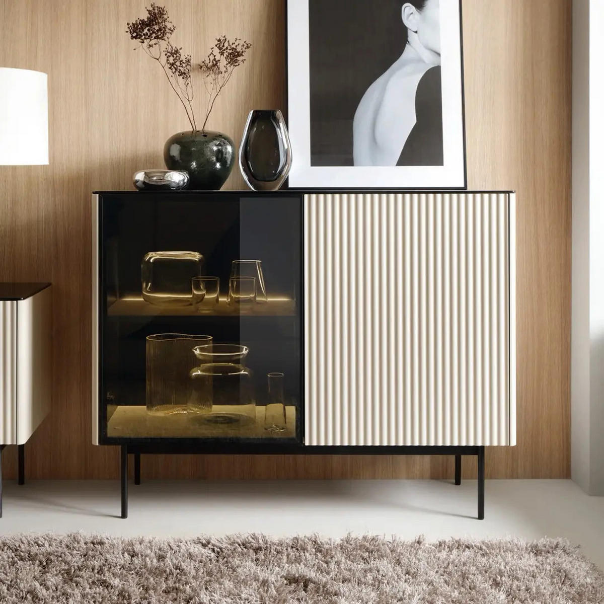 KOMMODE – K107 – 107 cm – Orta – Kaschmir - Kaschmir, Holzwerkstoff (107/84/39cm) - hi-markt