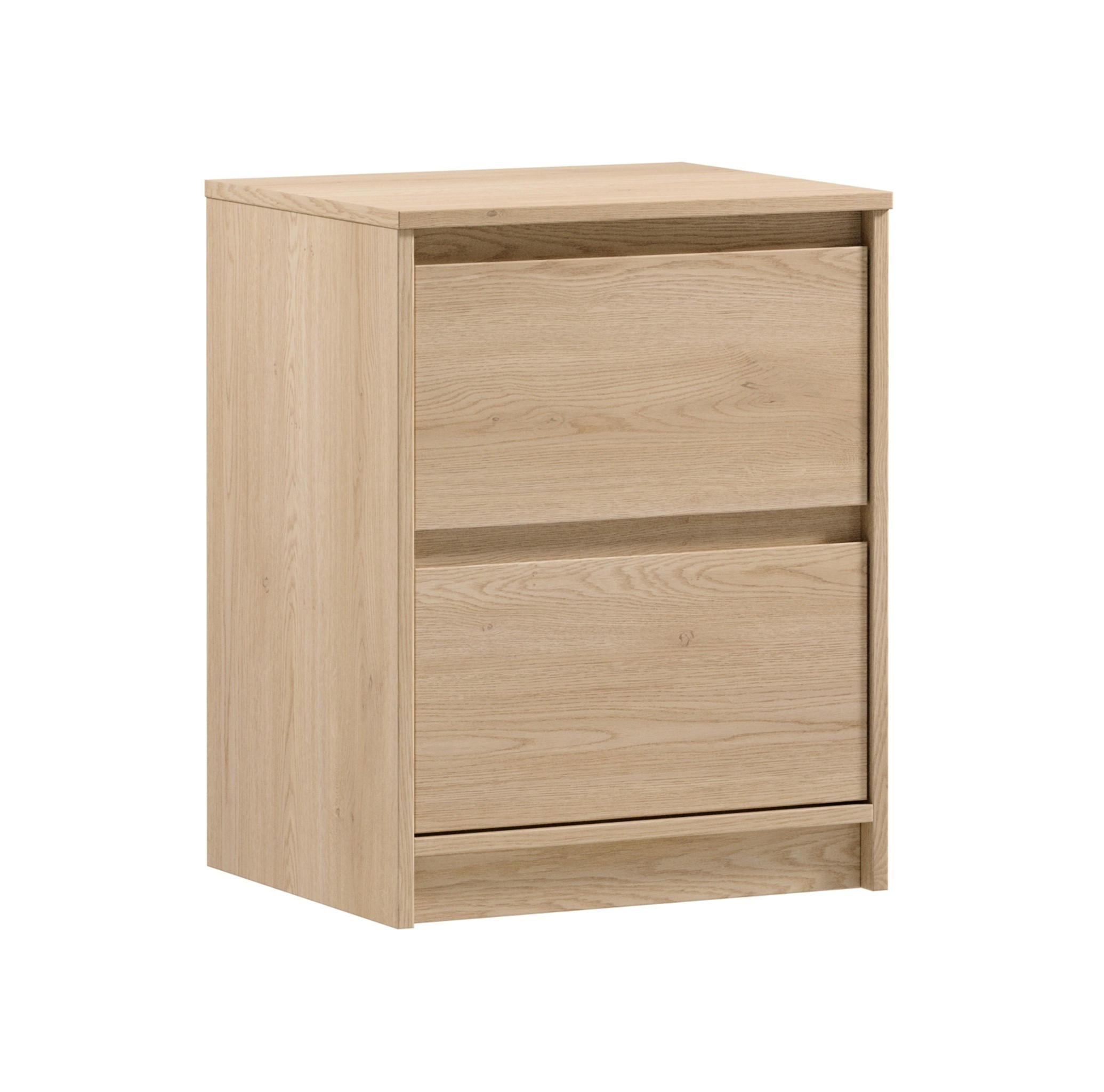NACHTTISCH Mormanno 2S Eiche Cremona – klassisches Design im Holzdekor - Eichefarben, Holzwerkstoff (47/59.5/40cm) - AX Living