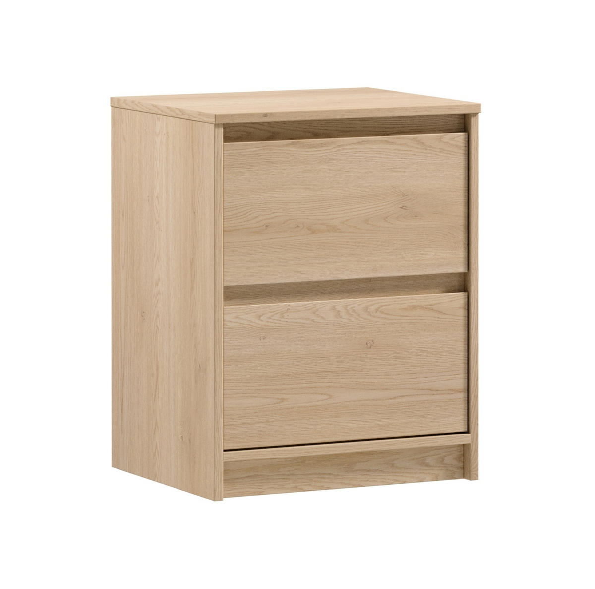 NACHTTISCH Mormanno 2S Eiche Cremona – klassisches Design im Holzdekor - Eichefarben, Holzwerkstoff (47/59.5/40cm) - AX Living