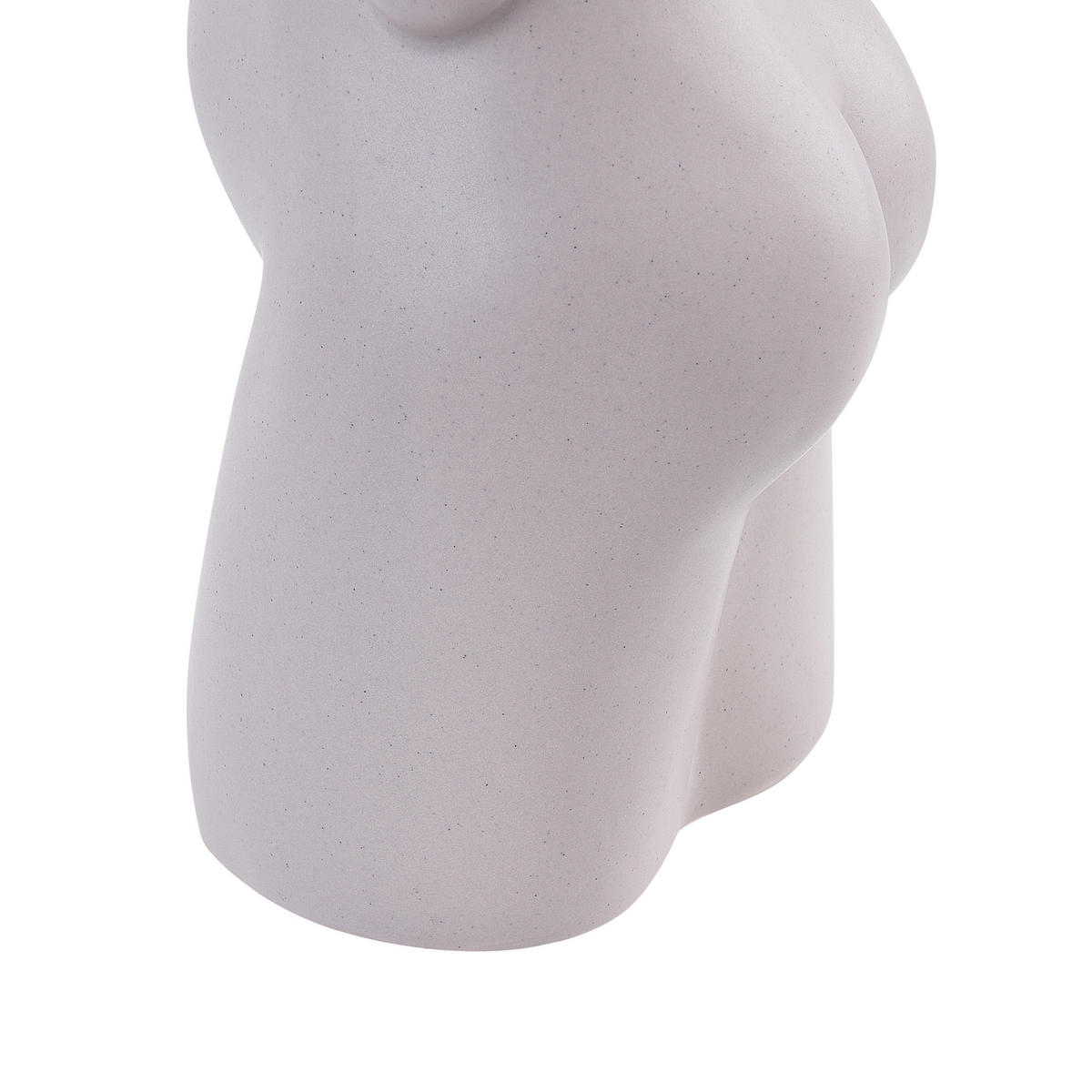 BLUMENVASE Porzellan beige Kilkis - Beige, Keramik (24cm) - Beliani