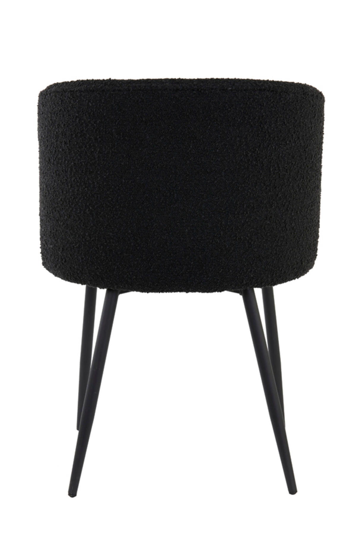 ESSZIMMERSTUHL Elyna Schwarz 56/55/79 cm - Schwarz, Textil (55/79/56cm) - Light & Living