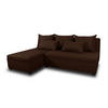ECKSOFA Pono - Braun, Holz/Textil (205/142cm) - Sofnet