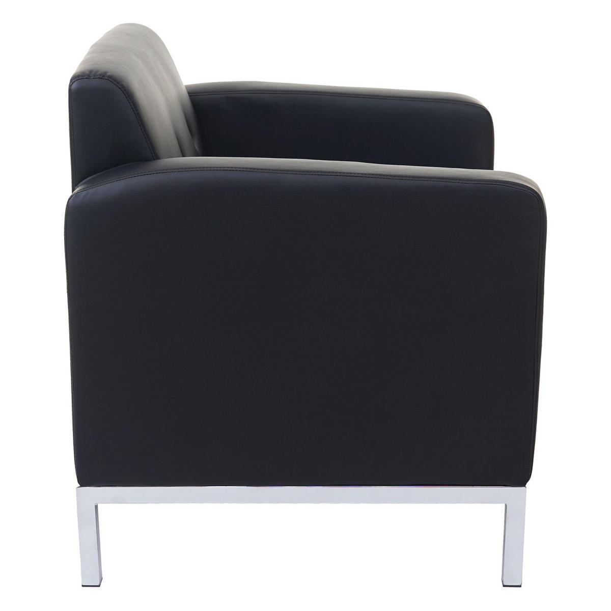 SESSEL ERWEITERBAR Schwarz - Schwarz, Textil (77/82/72cm) - MCW