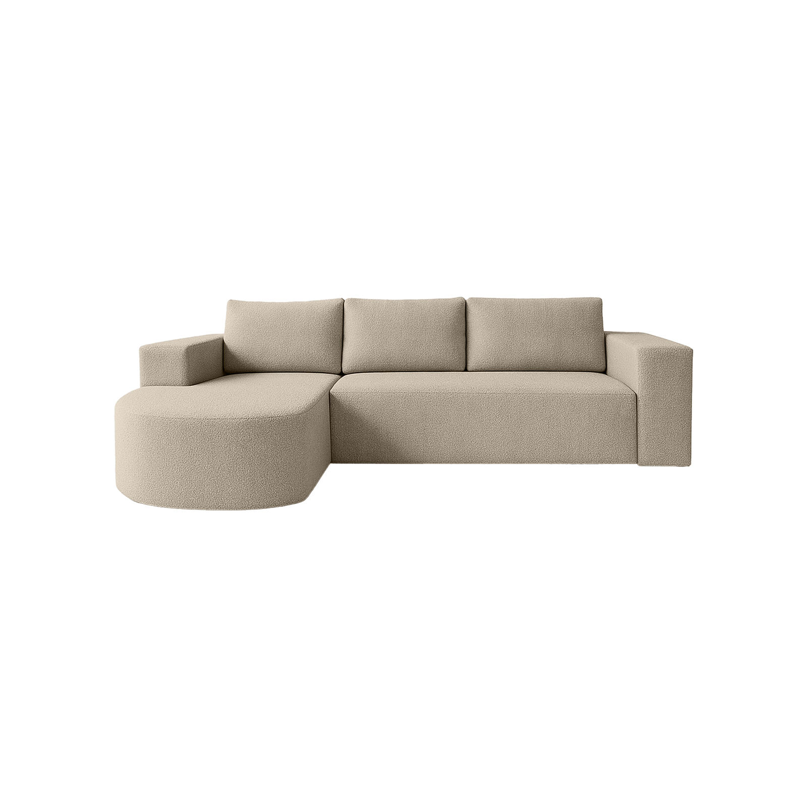 Fedve Ecksofa Greige 270x162 cm
