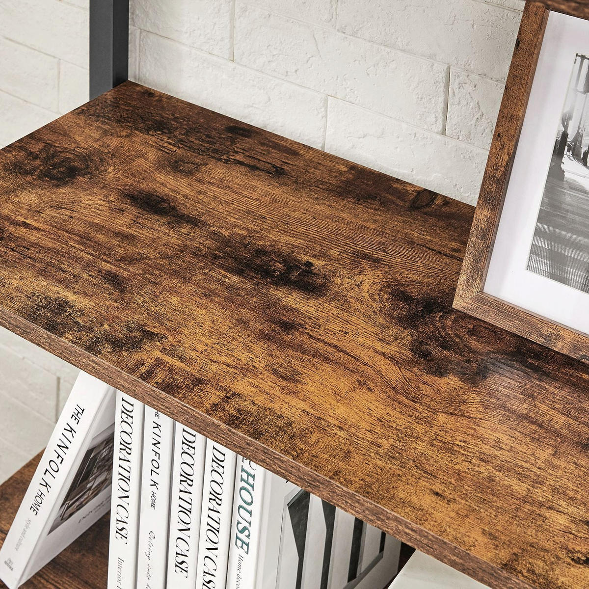 BÜCHERREGAL STANDREGAL - Braun, Holzwerkstoff (30/153/80cm) - Hansiro