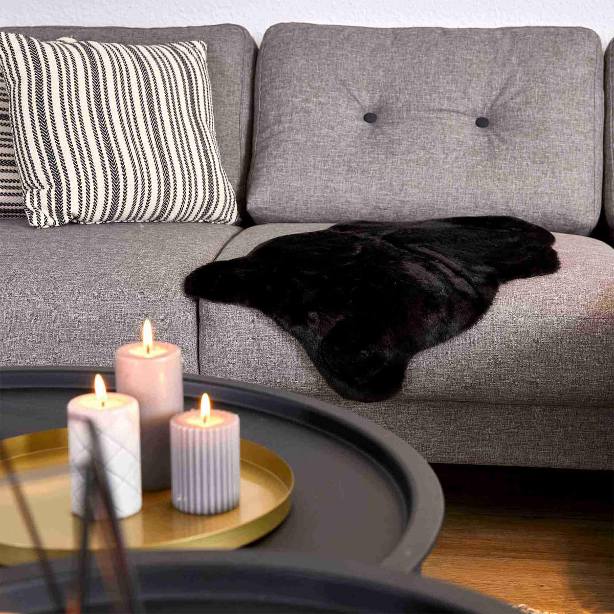 DEKOFELL ELDA - Schwarz, Textil (40/60cm) - Astra