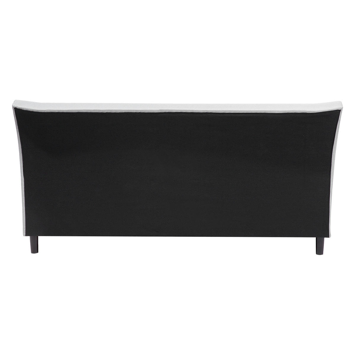 POLSTERBETT mit Lattenrost 160/200 cm Grau Saverne - Hellgrau, Textil (160/200cm) - Beliani