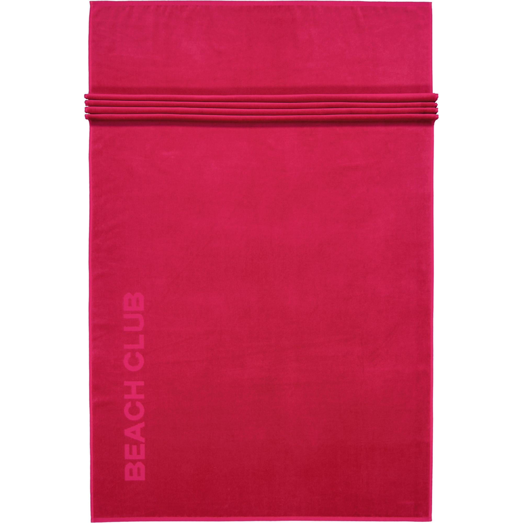 STRANDTUCH BEACH CLUB CRANBERRY - 3770 - Rosa, Textil (100/180cm) - Vossen