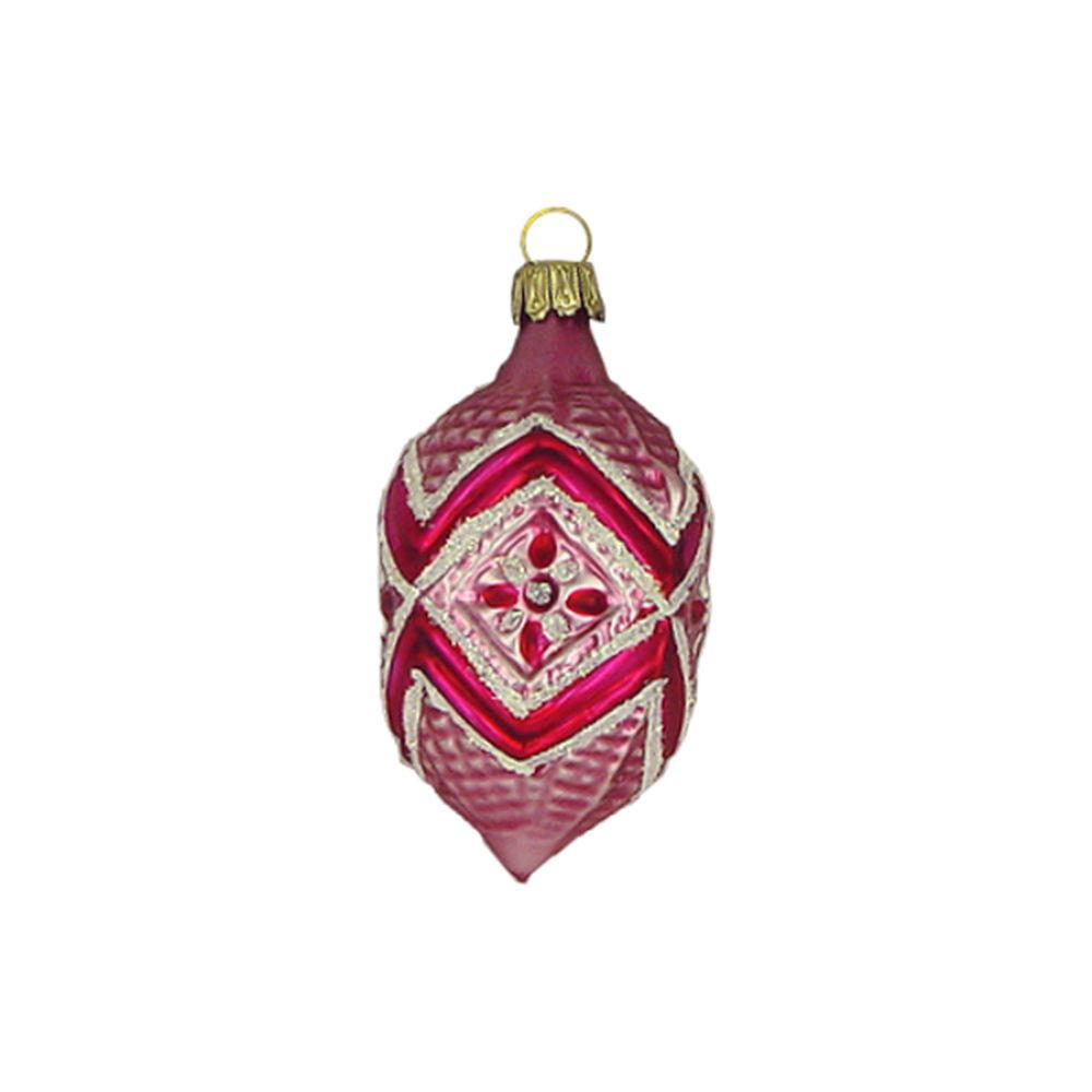 CHRISTBAUMSCHMUCK Ornamentei rosenholz matt 6 cm - Multicolor, Metall (0.1/6/0.1cm)