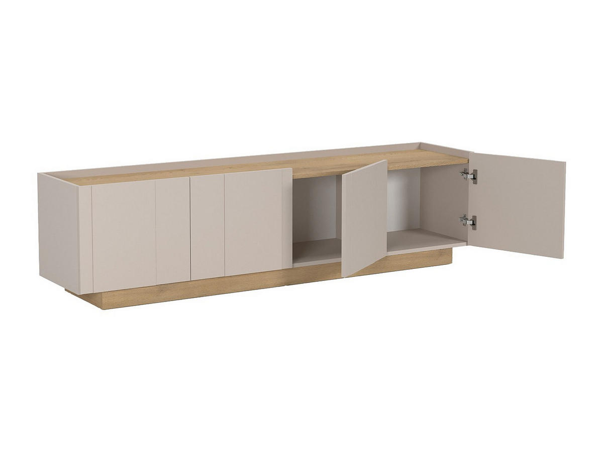 TV-BOARD - 180 cm x 40 cm - holz - beige, naturfarben hell Anarza - Beige/Naturfarben, Holz (180/47/40cm) - Vente-Unique