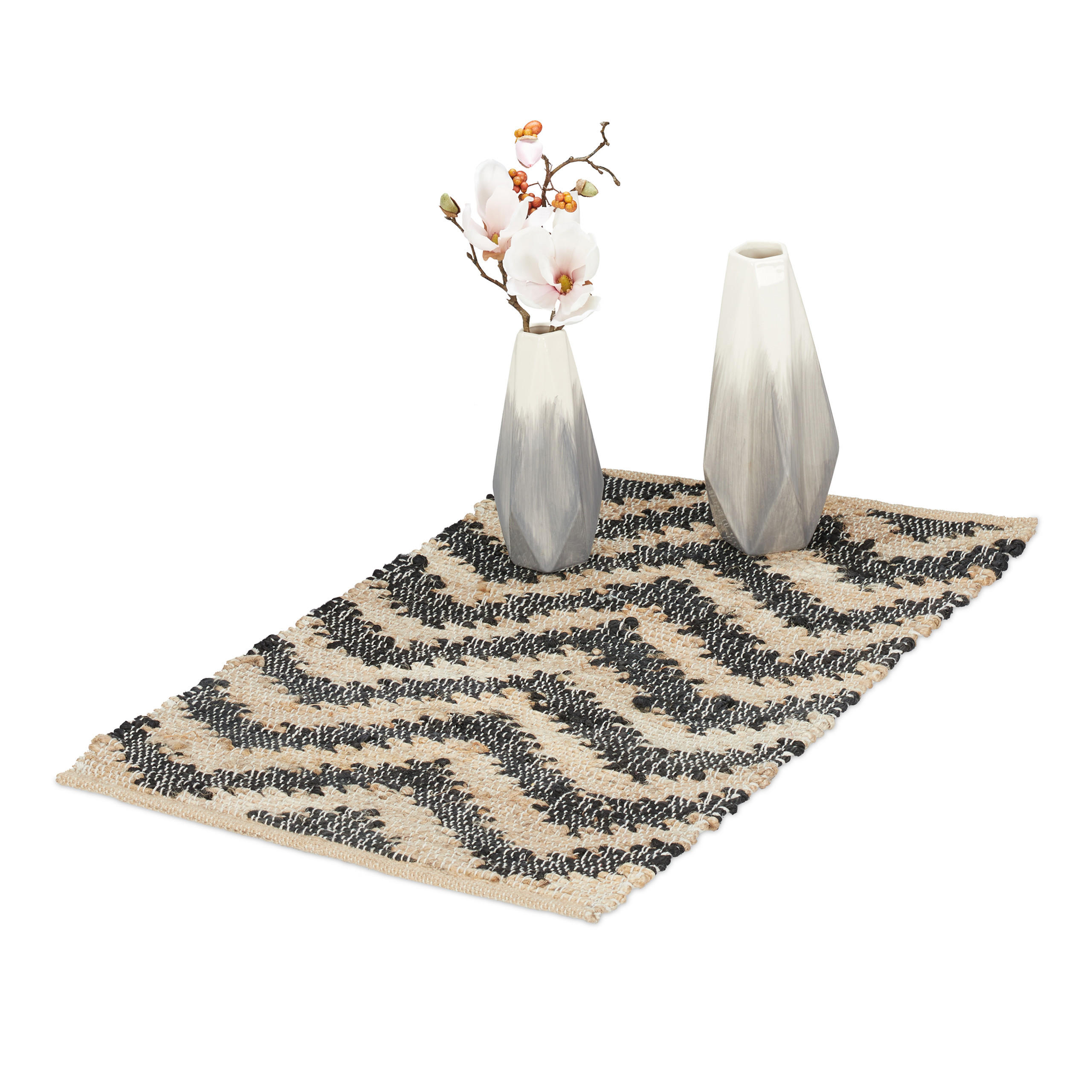 LÄUFER - Multicolor, Textil (80/50cm) - Relaxdays