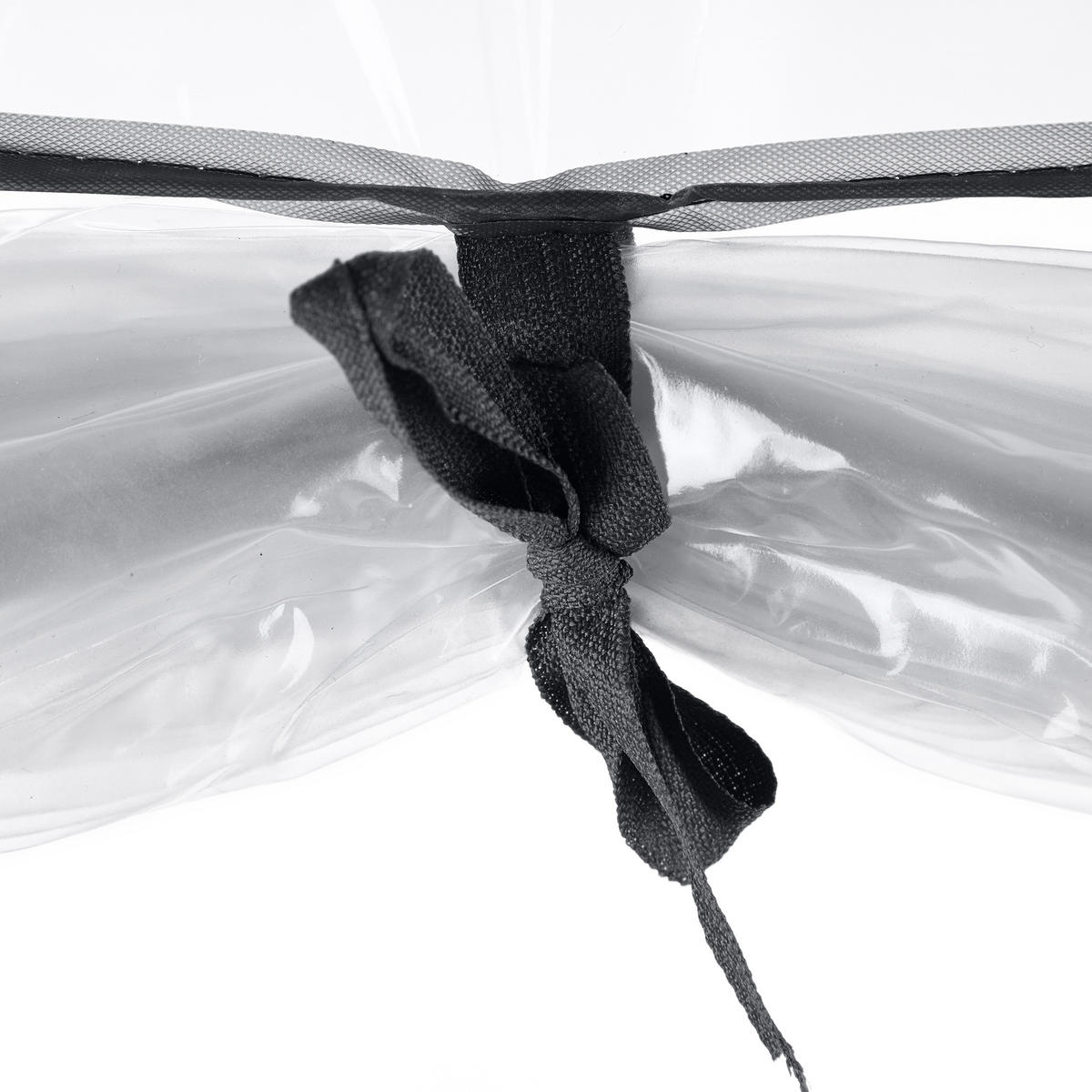 BALKONGEWÄCHSHAUS - Schwarz, Kunststoff/Metall (48/80/24.5cm) - Relaxdays