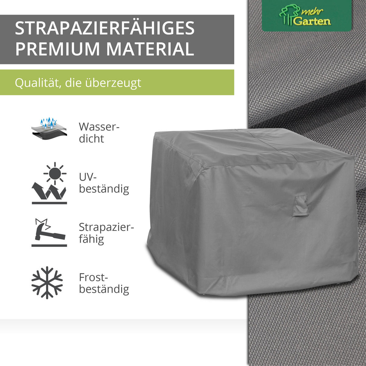 SCHUTZHÜLLE für Loungesessel SHP-20065 - Grau, Kunststoff (100/80/100cm) - mehr Garten
