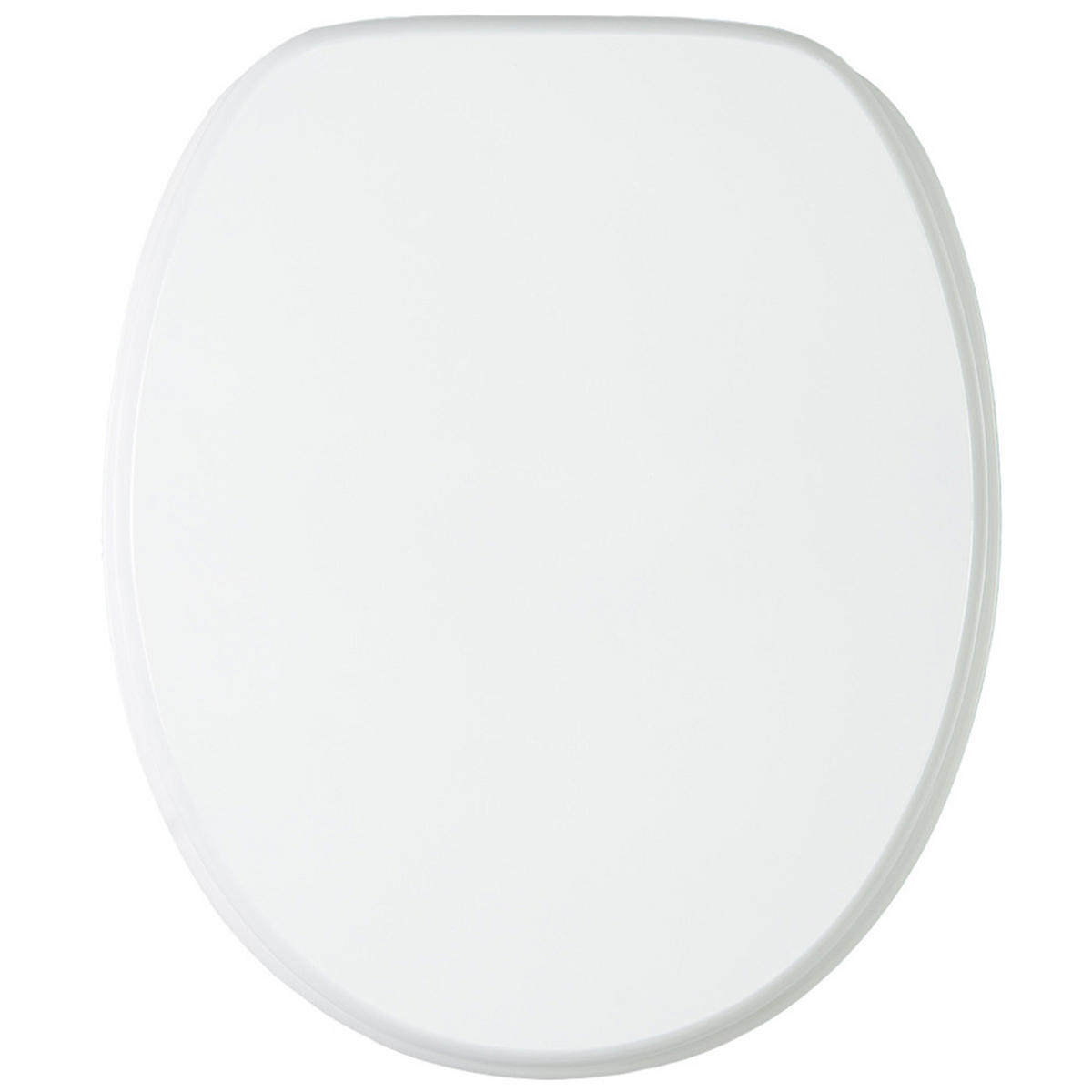 WC-SITZ Weiß - Weiß, Holzwerkstoff (38/6/47cm) - Sanilo