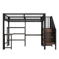 HOCHBETT Eisen 90/200 cm Schwarz - Schwarz, Holzwerkstoff/Metall - Raumix