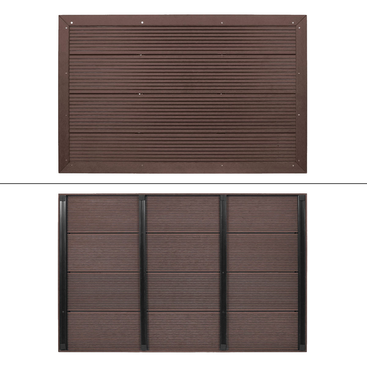 BODENELEMENT FÜR SOLARDUSCHE - Braun, Holzwerkstoff (63/5.5/101cm) - ML-DESIGN