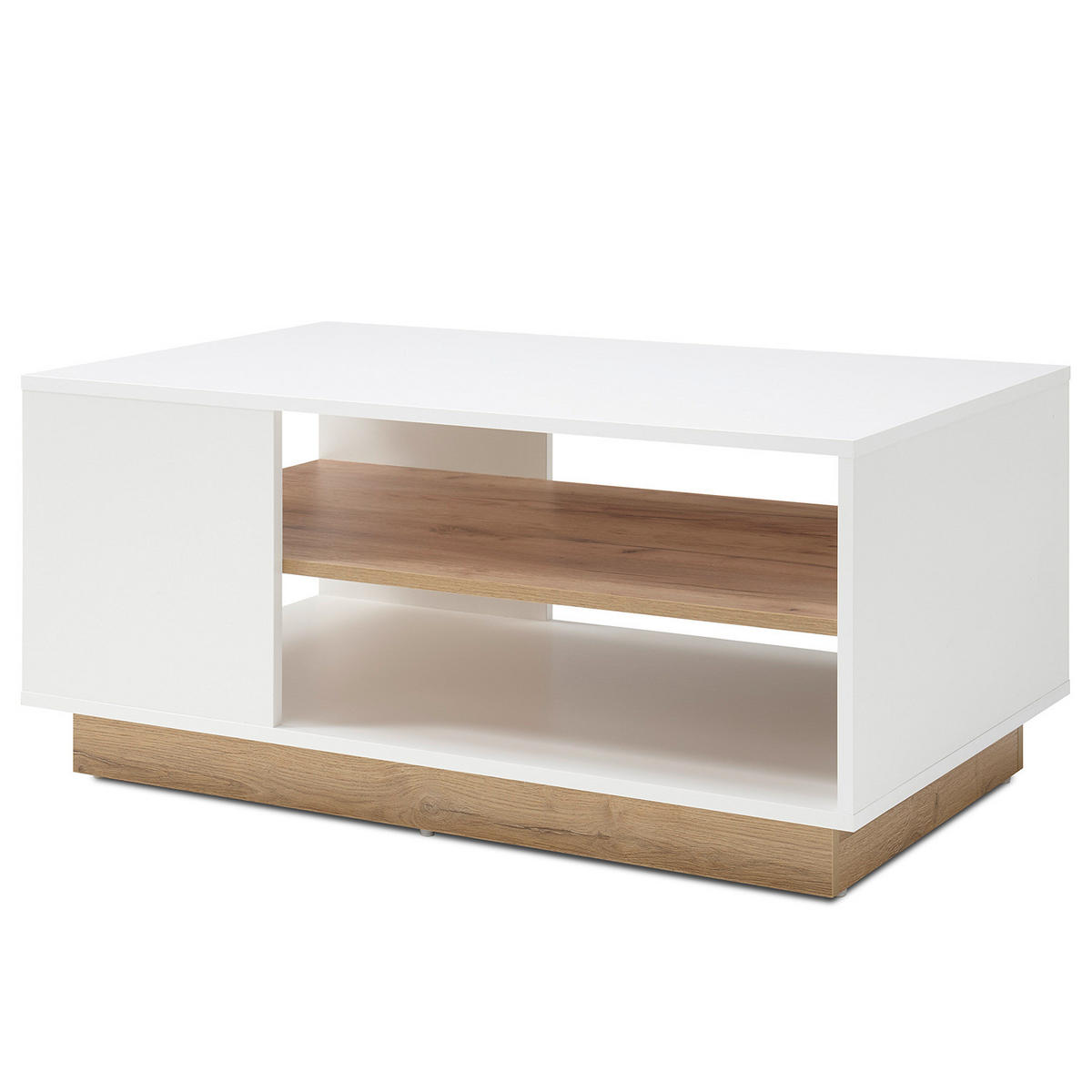 COUCHTISCH - Weiß, Holzwerkstoff (60/100/46cm) - home24