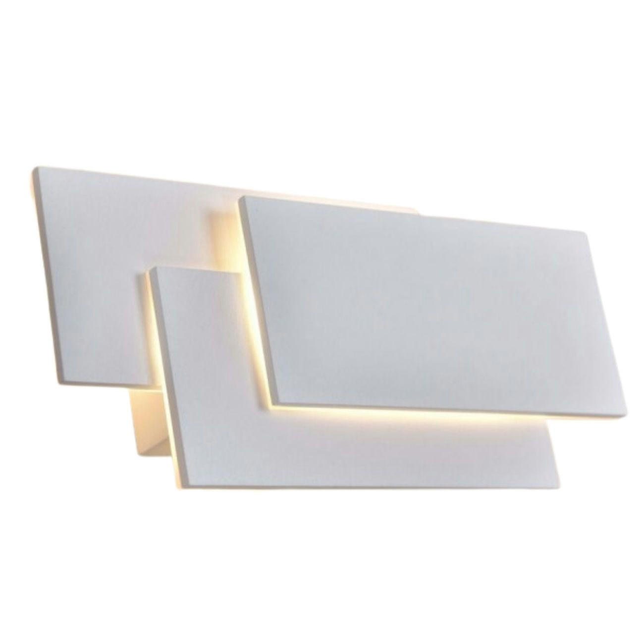 WANDLEUCHTE Trio, Weiß, 26cm - Weiß, Metall (12.5/26/26cm) - KOSILUM