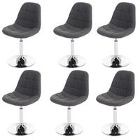 ESSZIMMERSTUHL Hellgrau 6er-Set - Hellgrau, Textil (47/84/50cm) - MCW