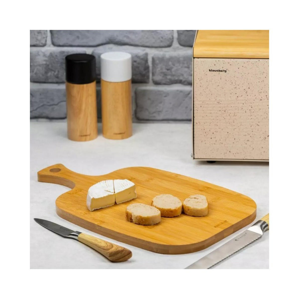 SCHNEIDEBRETT Braun 38/23/1.5 cm KH1564 - Braun, Holz (23/38cm) - Kinghoff 
