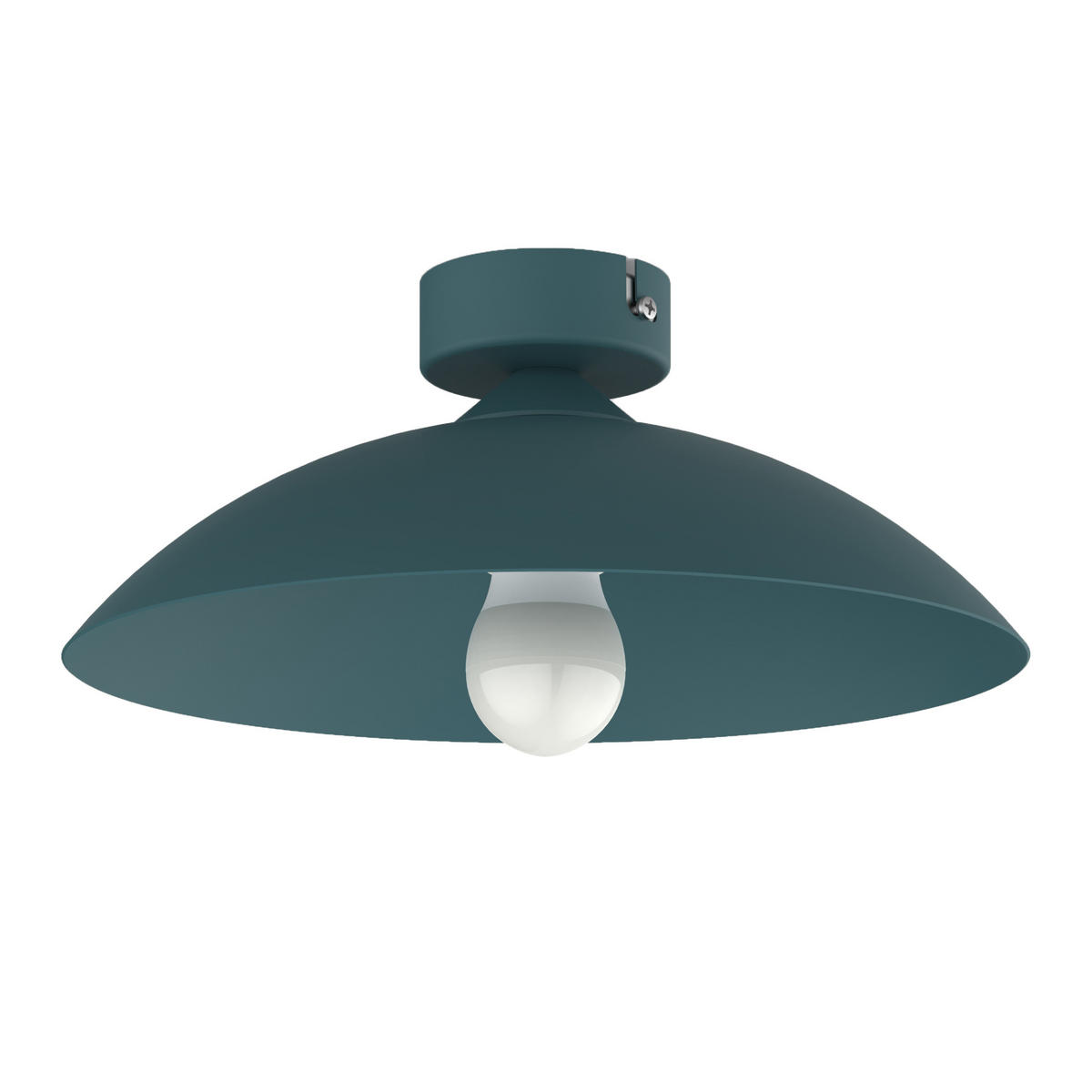 DECKENLEUCHTE Flash - Blau, Metall (30/30/12cm) - Lumicom