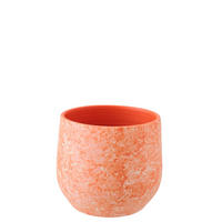BLUMENTOPF OW Orange - Orange, Keramik (23/20cm) - J-Line