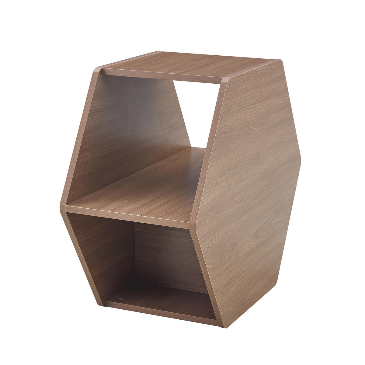 COUCHTISCH 79/69,4/40 cm Tiefes Pfirsichfarben mit Zylindrischen Beinen aus MDF - Braun, Holzwerkstoff (79/69.4/48cm) - OKWISH