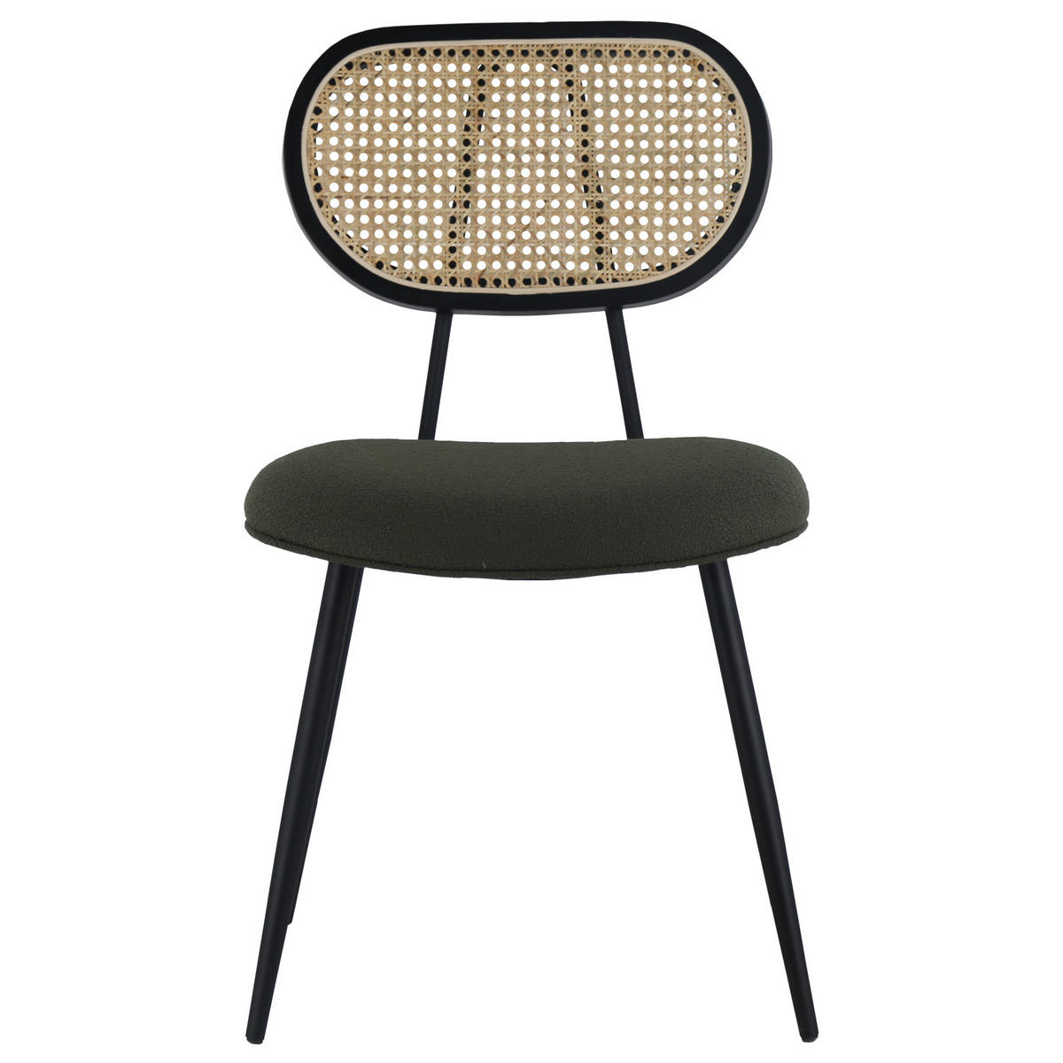STÜHLE Elena Khaki 2er-Set - Grün, Metall (48/82/56cm) - Happy Garden