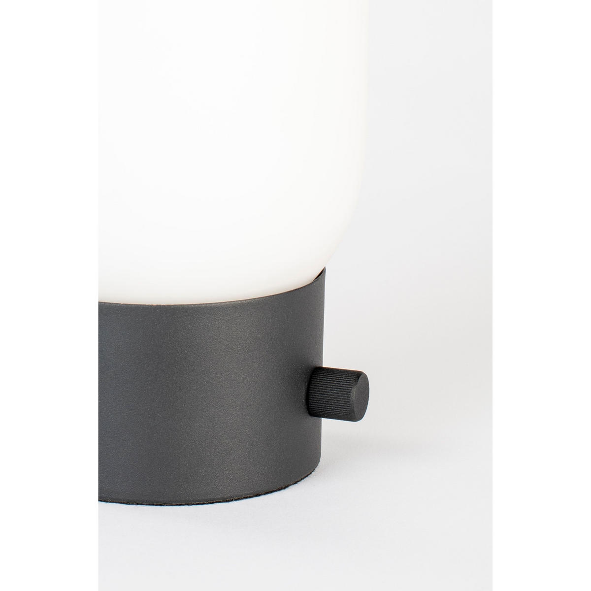 TISCHLAMPE Urban Charger Schwarz - Schwarz, Glas (12.5/12.5/24.5cm) - Zuiver