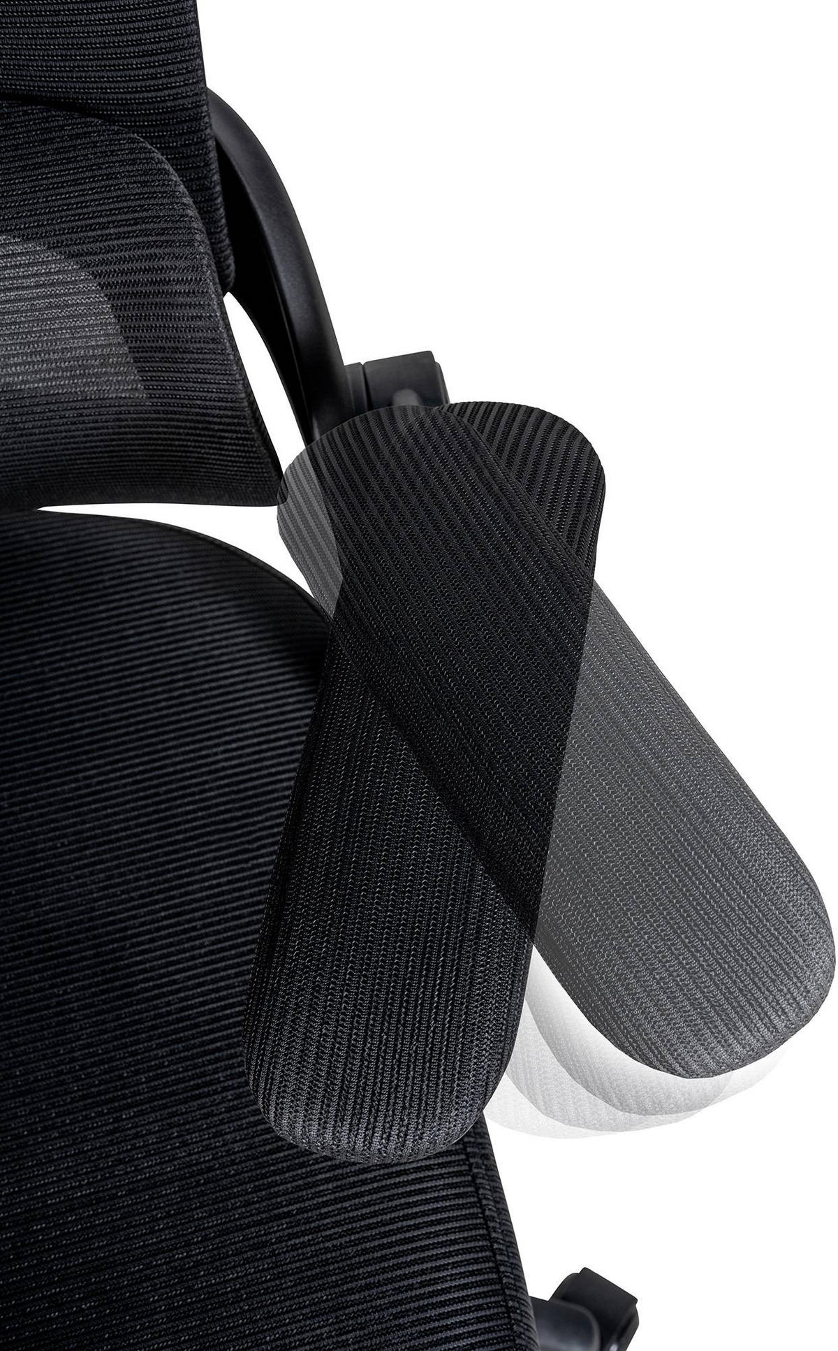 DREHSTUHL Microfaser Schwarz - Schwarz, Kunststoff/Textil (60.5/101/61.5cm) - CLP