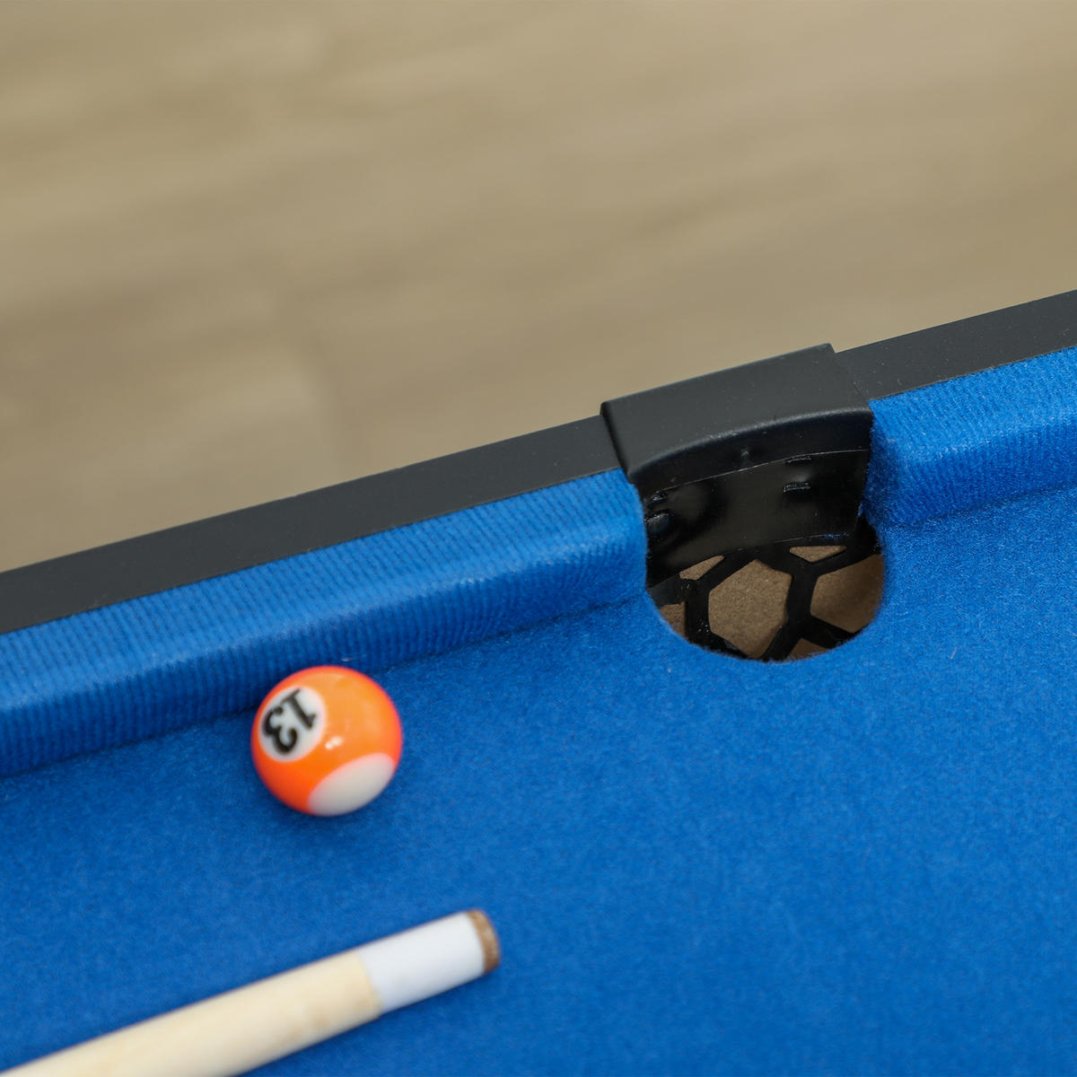 SPIELETISCH, Billard, Tischtennis, Hockey, Basketball, Bogenschießen - Blau, Holzwerkstoff - SPORTNOW