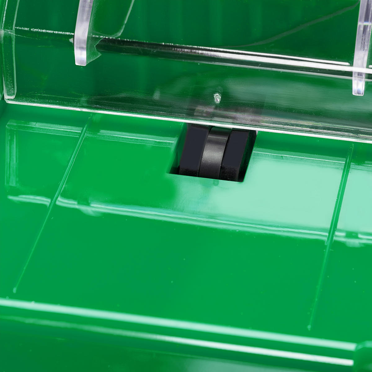 KARTENMISCHMASCHINE - Grün, Kunststoff (23/15cm) - Relaxdays