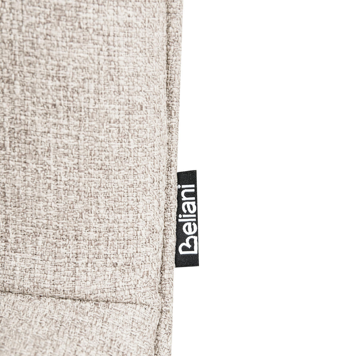 ESSZIMMERSTUHL 2er-Set Hellbeige Carver - Beige, Textil (47/89/58cm) - Beliani